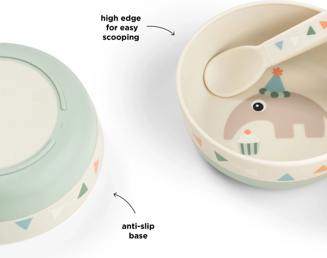 Bol pour enfants Done by Deer Foodie Celebration, couleur sable