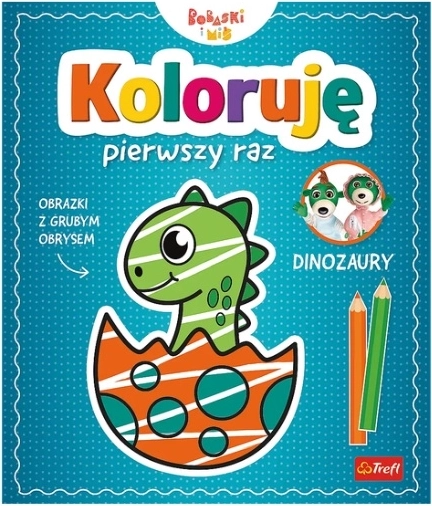 Je colorie pour la première fois : Dinosaures – livre de coloriage pour enfants avec des dinosaures