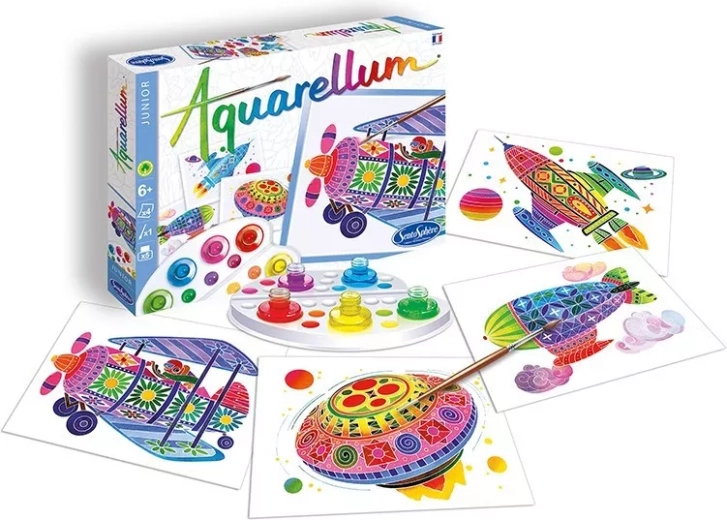 Sentosphere Aquarelles junior dans les airs