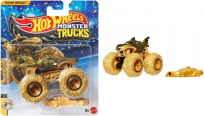 Hot Wheels Monster Trucks Shark Wreak voiture 1:64
