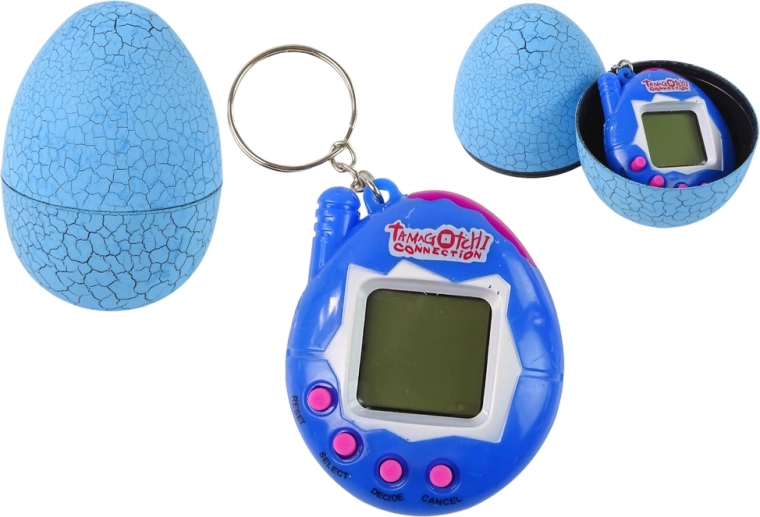 Tamagotchi en jeu avec œuf Animal électronique bleu