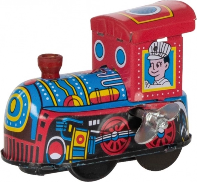 GOKI locomotive en métal à remontoir