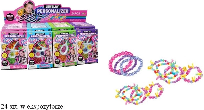 Perles colorées avec cordons pour fabriquer des bracelets et des colliers