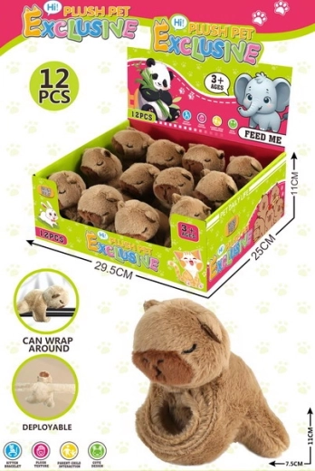 Bracelet peluche capybara 11 × 7,5 cm