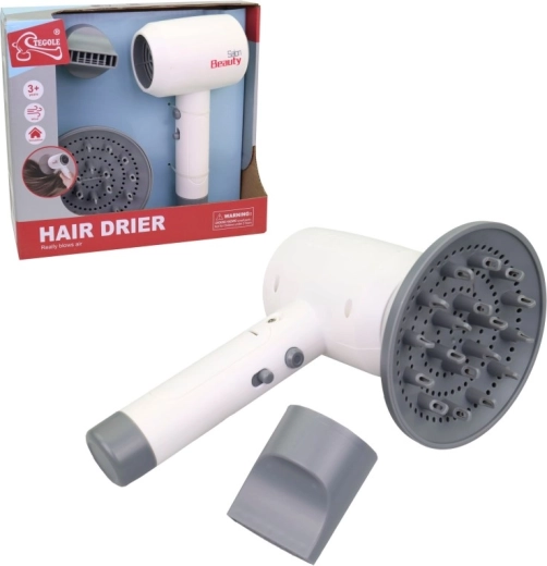 Sèche-cheveux pour enfants à piles avec embout
