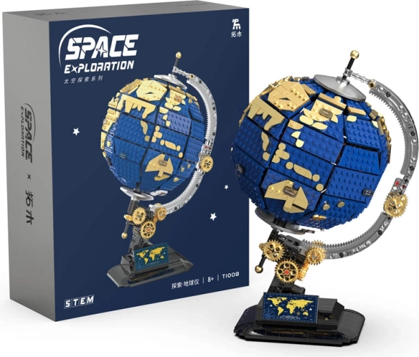 Jeu de construction globe 1455 pièces