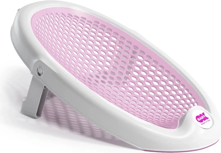 Ok Baby transat de bain pliable Jelly rose 0–8 m - 1 pièce