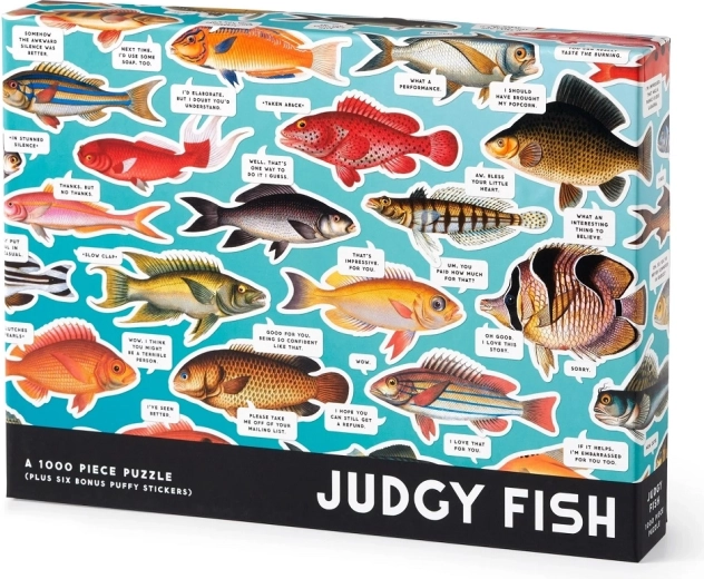 Puzzle GALISON Pensées de poisson 1000 pièces