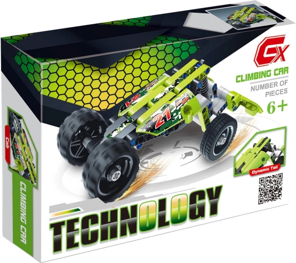Kit de construction Technology voiture de course formule verte 101 pièces