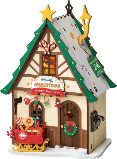Miniature de la maison lumineuse de Noël