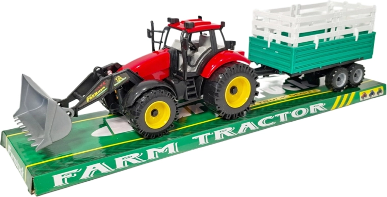 Tracteur avec remorque