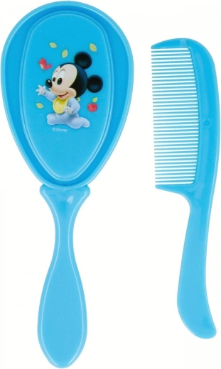 Ensemble peigne et brosse Mickey