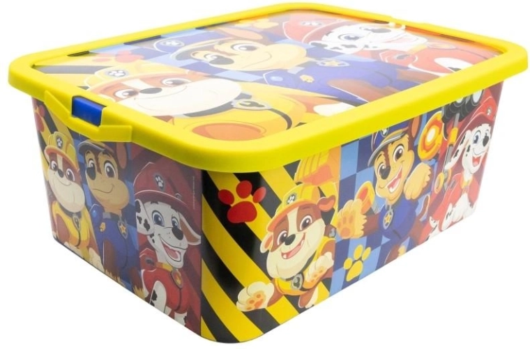 Boîte de rangement Stor avec couvercle à clips Pat’ Patrouille