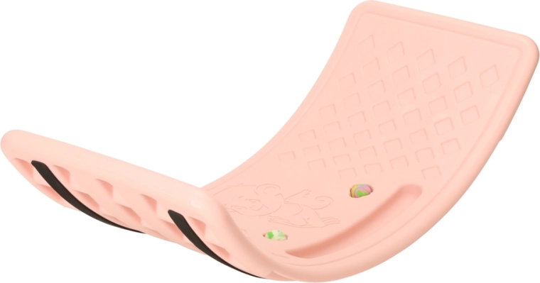 Planche d’équilibre bascule pour enfants 67 × 29 cm, antidérapante, rose