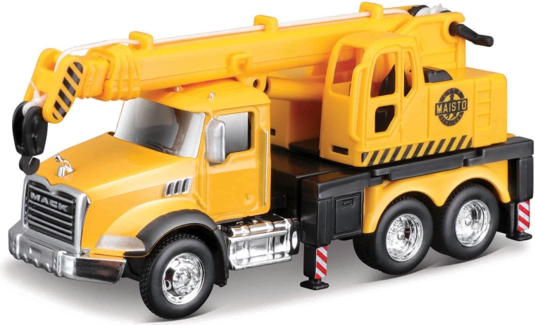 Camion Maisto Mack Granite avec grue