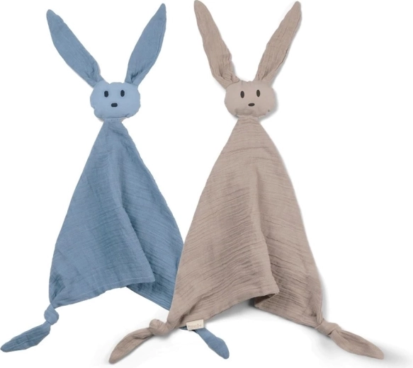 NUUROO ado doudou en mousseline berling sea/cobblestone (2 pcs)