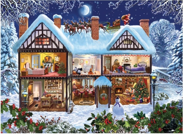 Puzzle ANATOLIAN Maison à Noël 1000 pièces