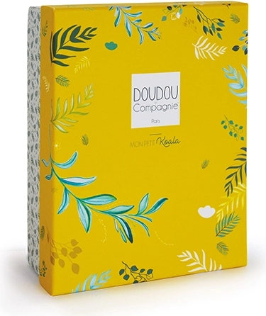 Coffret cadeau doudou – jouet avec attache-sucette koala Yoca 20 cm