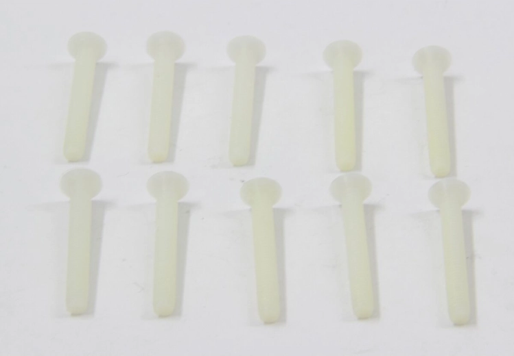 Vis à tête fraisée en polyamide M4 × 30 mm, 10 pièces