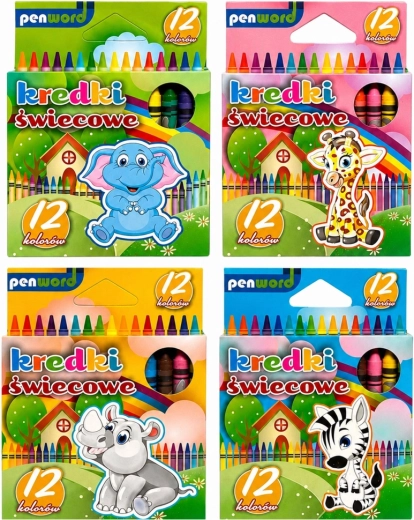 Cires PENWORD 12 couleurs - 1 pièce