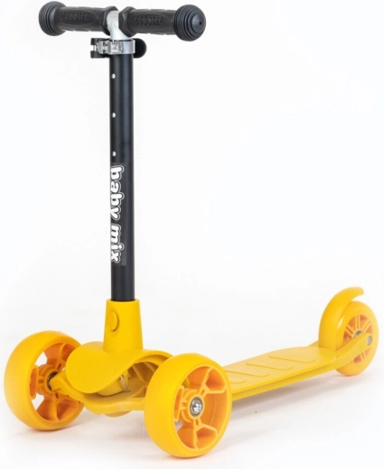 Trottinette tricycle pour enfants BABY MIX Prime jaune