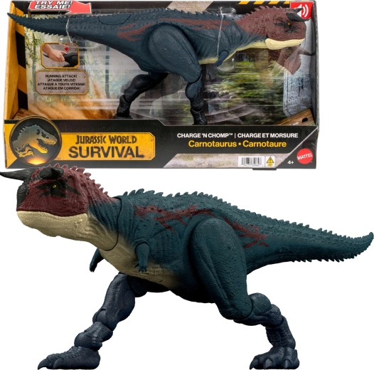 figurine interactive dinosaure Jurassic World Carnotaurus 20 cm avec sons