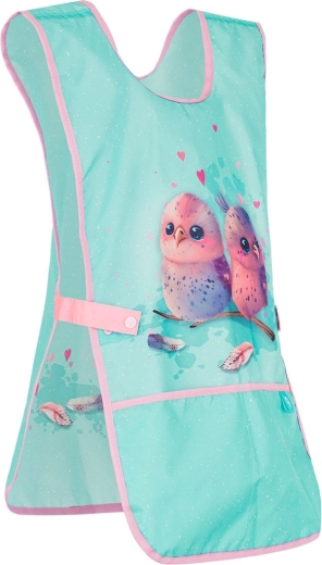 Tablier scolaire Topgal pour arts plastiques Zina avec petits oiseaux
