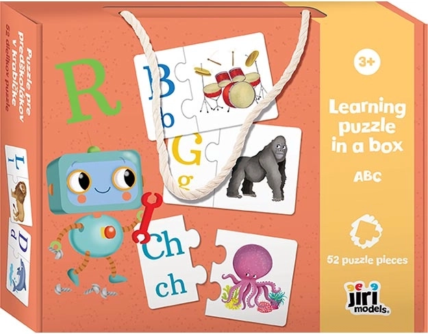 Puzzle pour les enfants d’âge préscolaire en boîte ABC