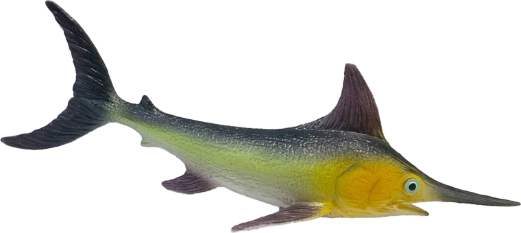 Poisson en caoutchouc espadon 16 cm