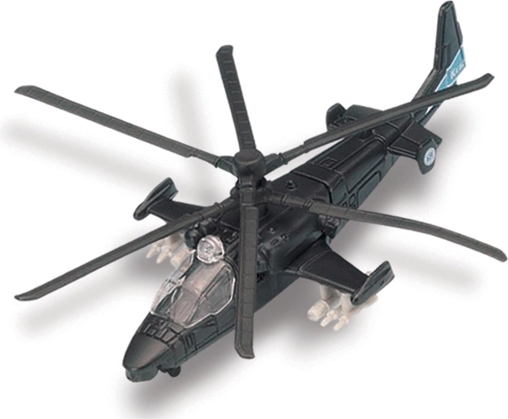 Maisto Fresh Metal Tailwinds KA-52 Alligator modèle d’avion noir mat
