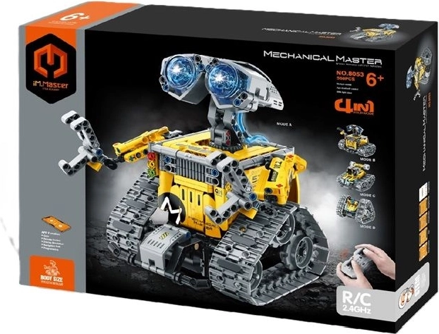 iM.Master Mechanical Master 4v1 robot à chenilles télécommandé jaune 560 pièces - 1 pièce