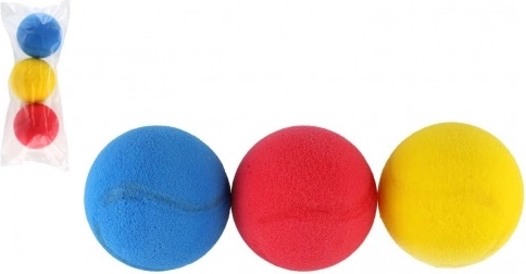 Ballons en mousse pour soft tennis 7 cm 3 pièces