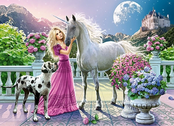 Puzzle 300 pièces My Friend Unicorn de Castorland