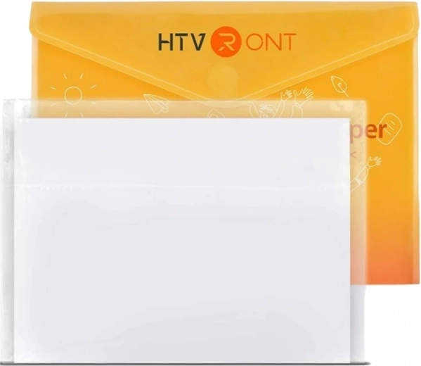 HTVRONT film autocollant brillant A4 blanc