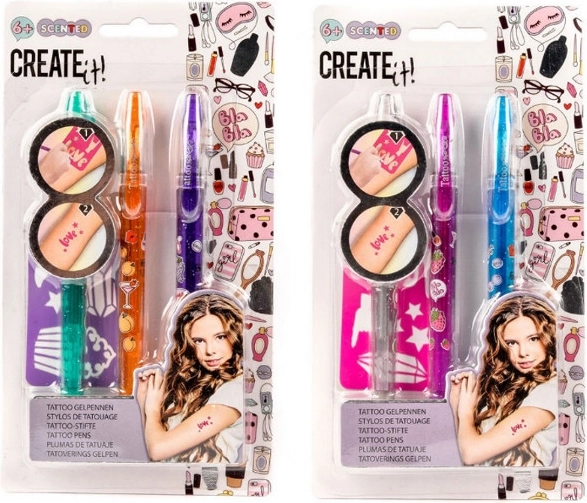 Create It! feutres parfumés pour tatouages temporaires