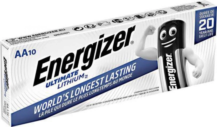 Energizer Ultimate Lithium AA piles bâton, 10 pcs