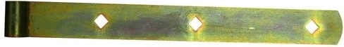 Penture de porte droite 450 mm galvanisée