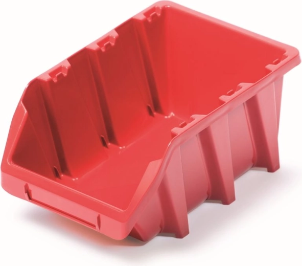 Boîte de rangement en plastique Bineer Long 295 × 198 × 133 mm rouge