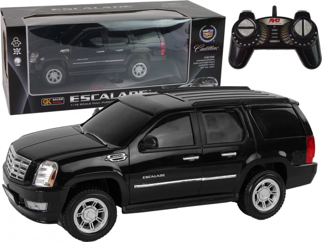 Voiture RC CADILLAC ESCALADE 1:16 avec lumières et sons – noir