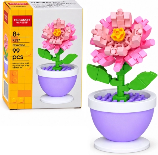 Kit de construction mini œillet en pot - 1 pièce