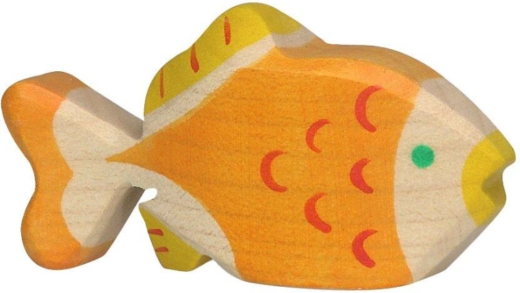 Holztiger poisson rouge doré - 1 pièce