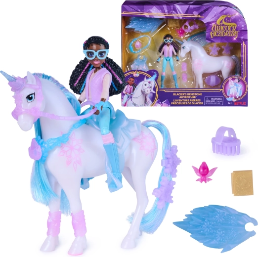 Spin Master Unicorn Academy coffret de figurines Layla et Glacier avec accessoires
