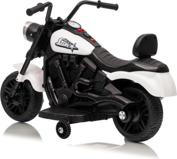 Moto électrique pour enfants STAR blanche