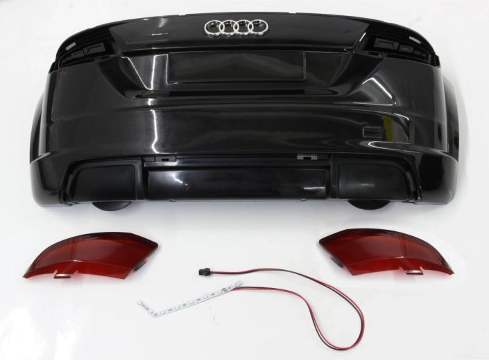 Pare-chocs arrière pour voiture électrique pour enfants Audi TTRS - noir - 1 pièce