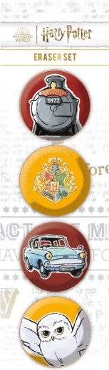 Set de gommes Harry Potter – 4 pcs