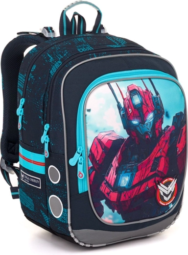 Sac à dos scolaire léger Topgal Endy avec robot