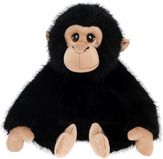 Chimpanzé en peluche Keeleco en matériaux recyclés, 20 cm