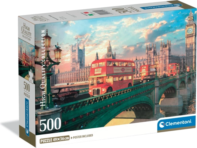 Puzzle Clementoni Londres – Pont de Westminster 500 pièces