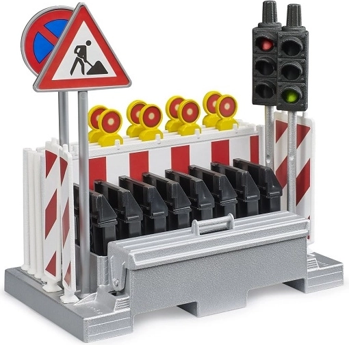 Ensemble Bruder de gestion de la circulation routière avec feux tricolores