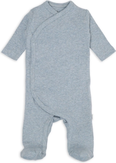 Combinaison nouveau-né Lodger Melange blue fogg, taille 50 - 1 pièce